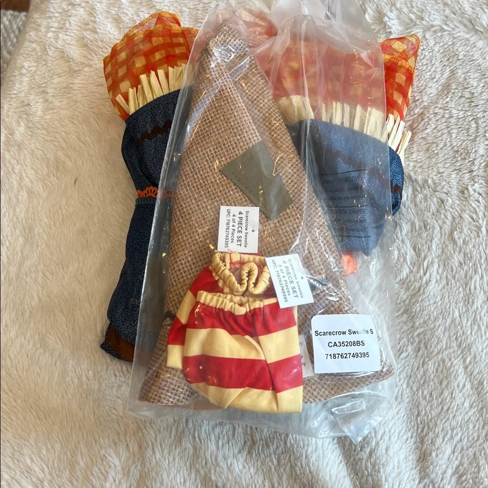 Scarecrow sweetie costume girls small 6/6X